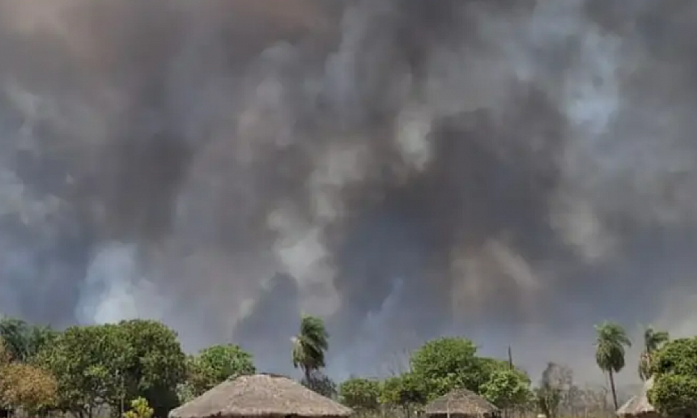 Indígenas de MT lutam por sobrevivência após um mês de queimadas
