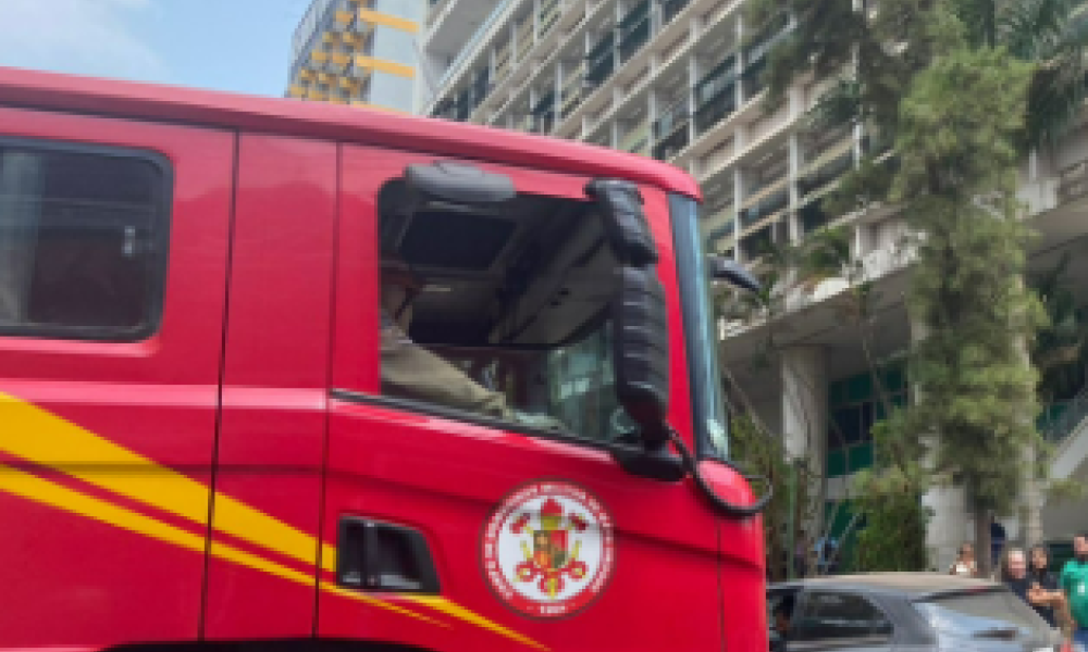 Princípio de incêndio em transformador leva à evacuação do Palácio Alencastro em Cuiabá