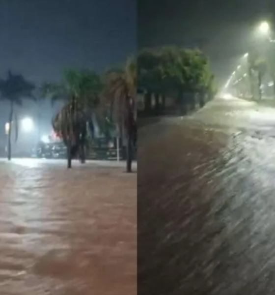 Chuvas intensas provocam alagamentos e caos em Lucas do Rio Verde