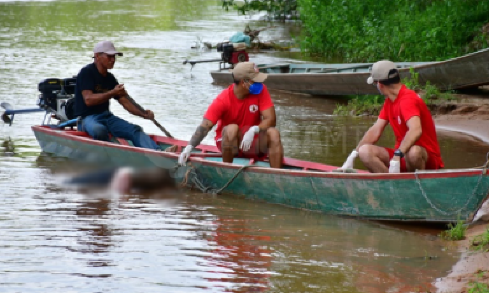 Corpo amarrado é encontrado boiando no Rio Vermelho em Rondonópolis
