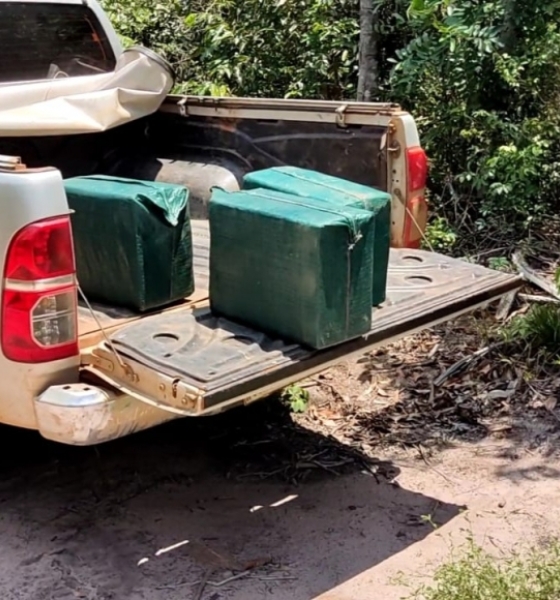 Gefron apreende 500 quilos de droga e duas caminhonetes em Campos de Júlio