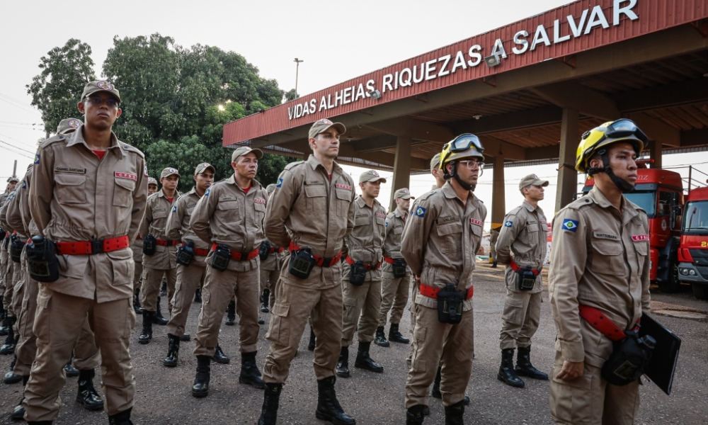 MT tem 114 alunos em formação para atuarem como soldados e oficiais do Corpo de Bombeiros