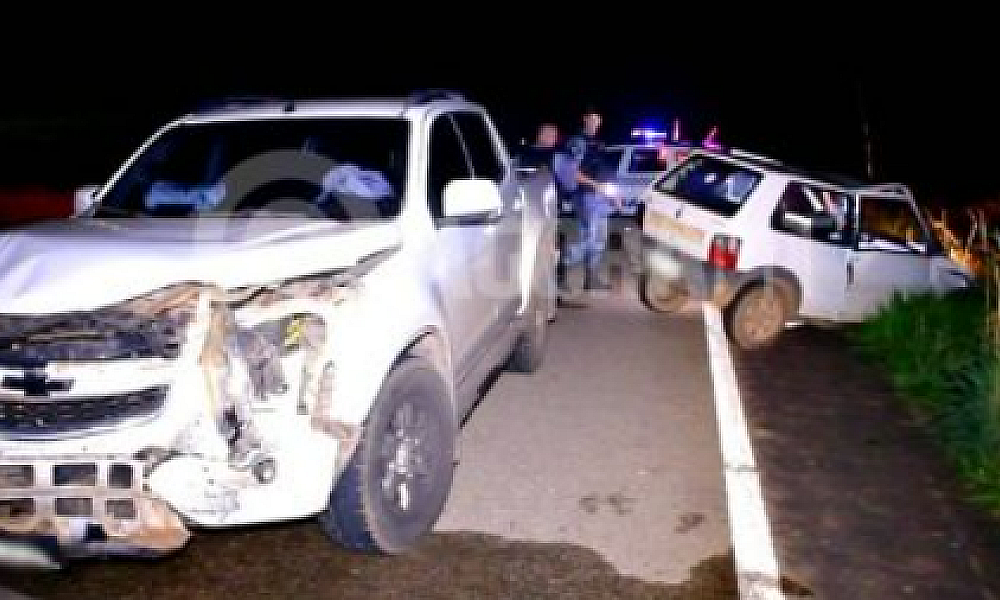 Acidente entre S-10 e Uno deixa três feridos na MT-270, em Rondonópolis