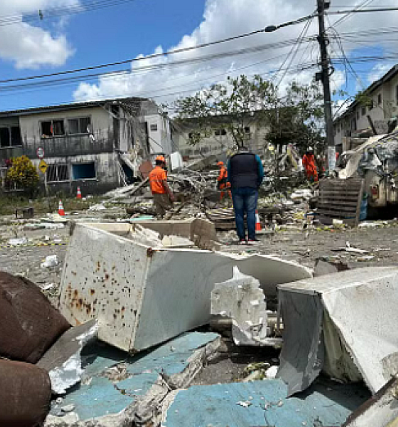 Explosão seguida de desabamento de prédio em Maceió deixa 3 mortos e 5 feridos
