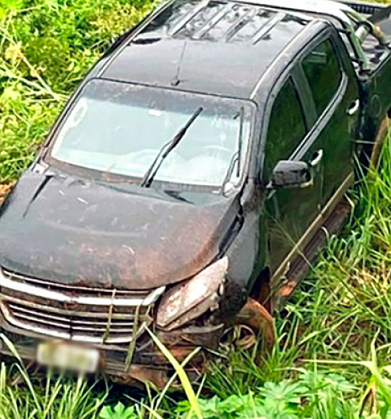 Mulher fica ferida após capotar veículo em Sorriso