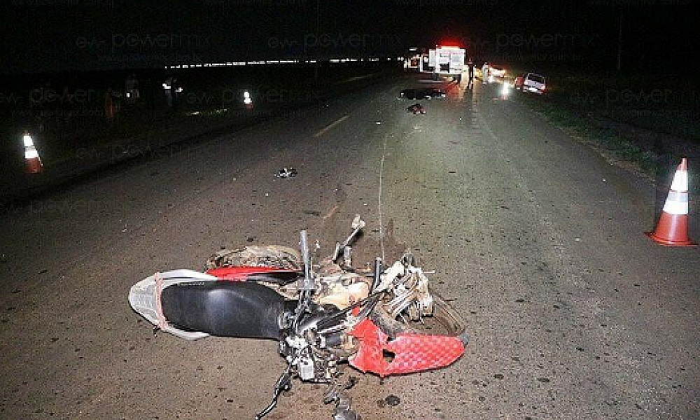 Colisão entre moto e caminhão deixa uma vítima fatal na MT-249