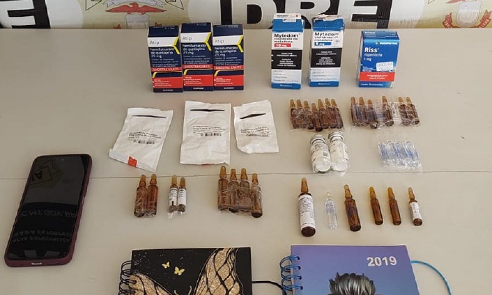 Técnica de enfermagem é presa por tráfico de medicamentos controlados em Cuiabá