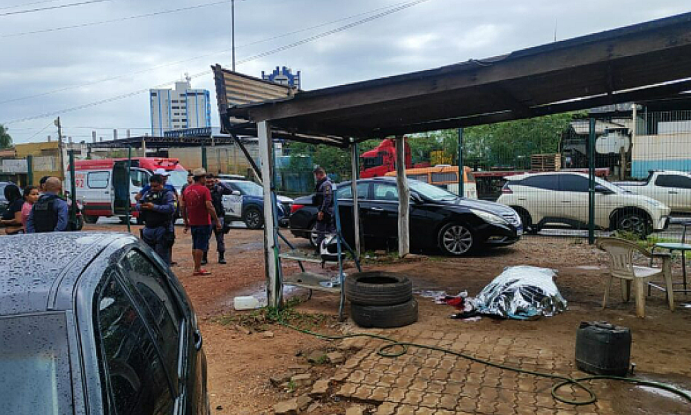 Homem é Assassinado a Tiros Dentro de Oficina em Várzea Grande
