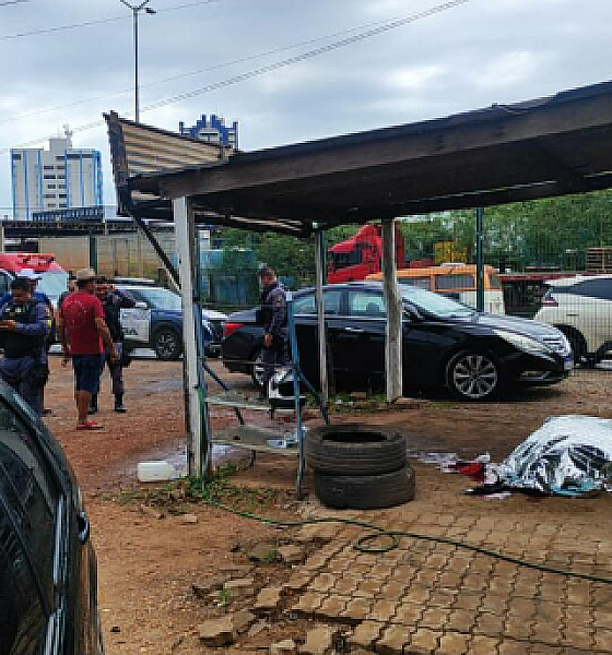 Homem é Assassinado a Tiros Dentro de Oficina em Várzea Grande