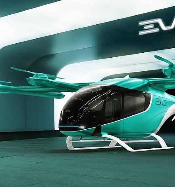 BNDES aprova R$ 200 milhões para desenvolvimento de carro voador elétrico da Eve