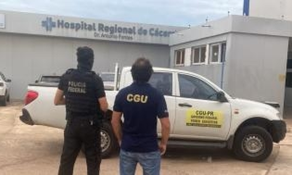 Diretor do Hospital Regional de Cáceres é preso pela Polícia Federal