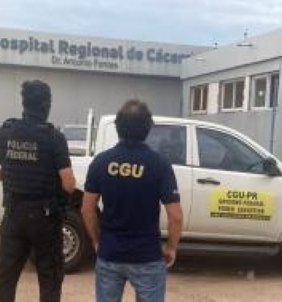Diretor do Hospital Regional de Cáceres é preso pela Polícia Federal
