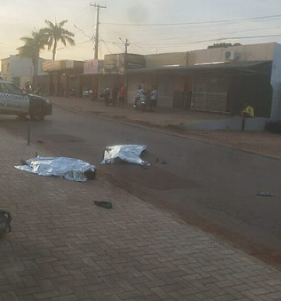 Dois motociclistas morrem em colisão frontal na Avenida Gaspar Dutra em Várzea Grande