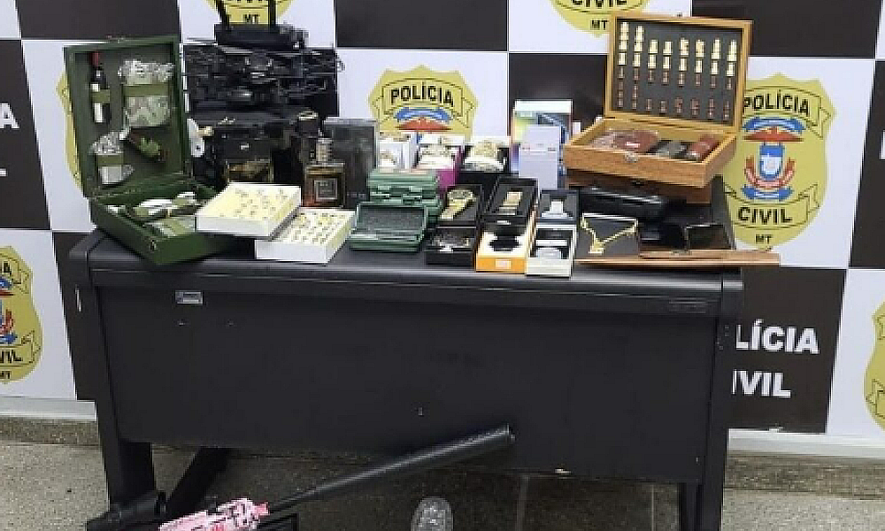 Suspeito de furtos em estabelecimentos comerciais é Preso em Água Boa