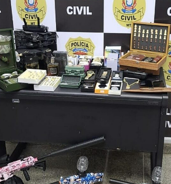 Suspeito de furtos em estabelecimentos comerciais é Preso em Água Boa