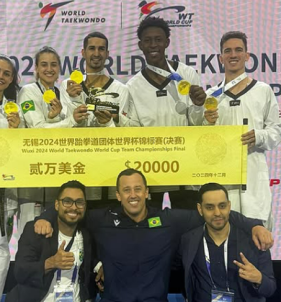 Seleção Brasileira de Taekwondo conquista bicampeonato mundial na China