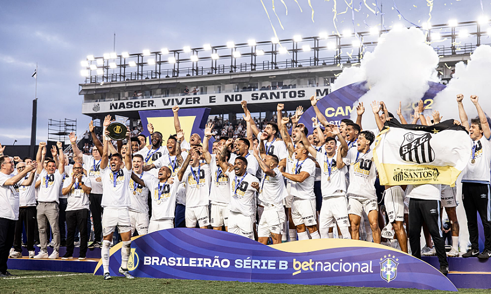 Santos, Mirassol, Sport e Ceará recebem premiação recorde da CBF por acesso à Série A