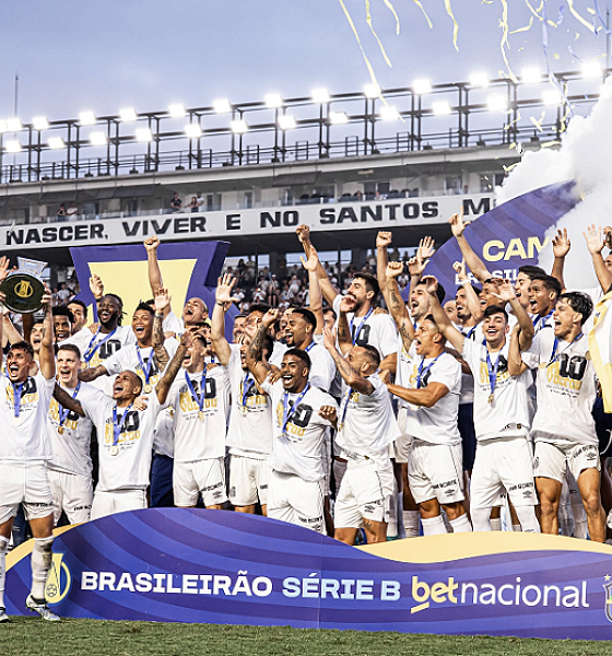 Santos, Mirassol, Sport e Ceará recebem premiação recorde da CBF por acesso à Série A