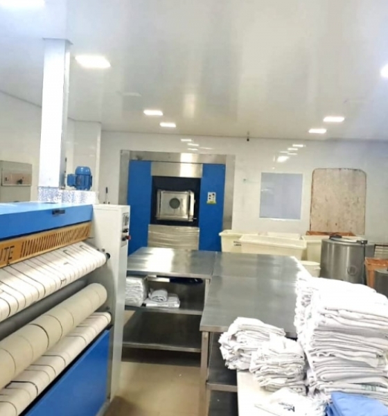 Hospital de Câncer de MT é referência em lavanderia hospitalar no estado