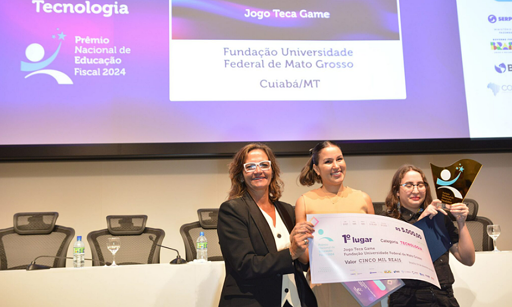 Jogo educativo desenvolvido pela UFMT conquista 1º lugar em Prêmio Nacional de Educação Fiscal