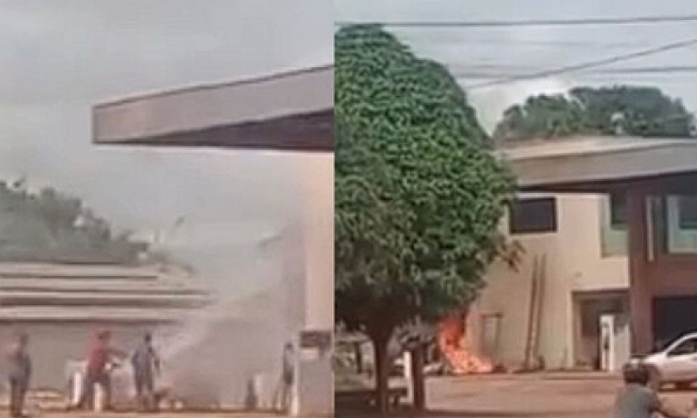 Trabalhador sofre queimaduras em 100% do corpo após explosão em posto de combustíveis em Colniza