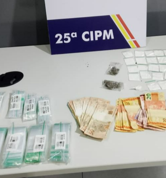 Polícia Militar prende trio por tráfico de drogas em Várzea Grande