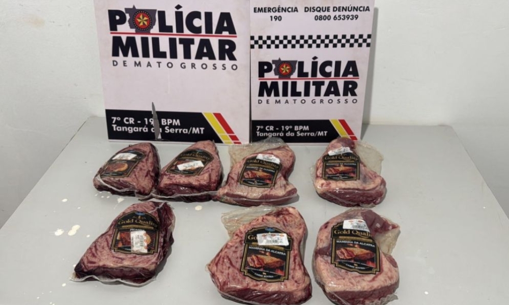Homem é preso ao furtar 7 peças de picanha em mercado