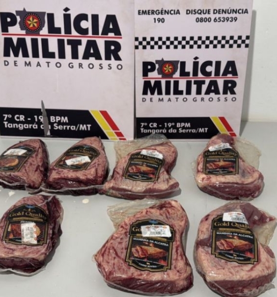 Homem é preso ao furtar 7 peças de picanha em mercado