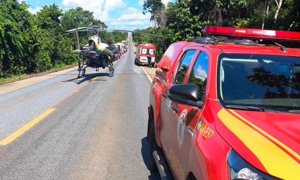 Acidente na BR-070 deixa uma pessoa morta e outra ferida em Poconé