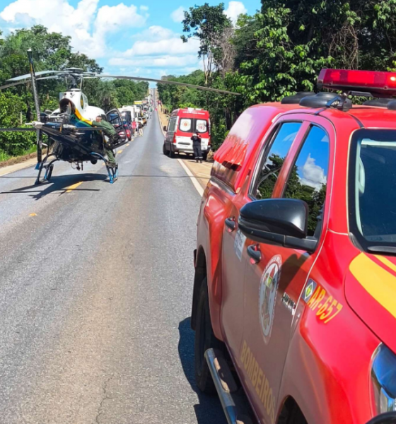 Acidente na BR-070 deixa uma pessoa morta e outra ferida em Poconé