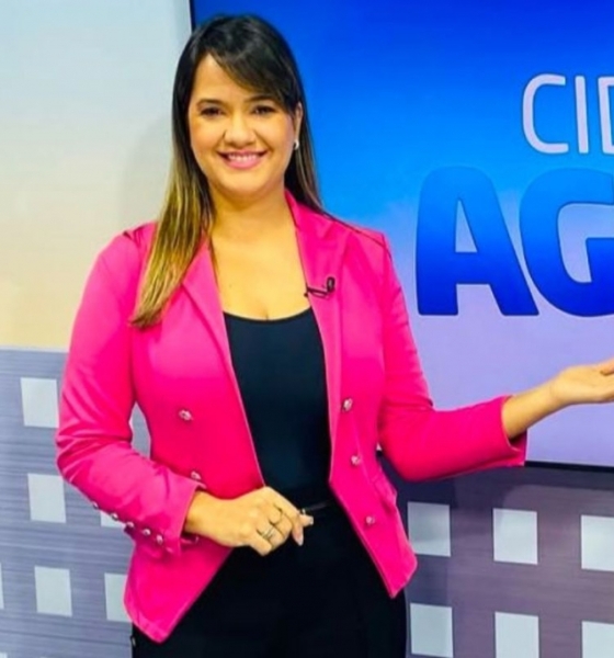 Apresentadora de TV de MT sofre grave acidente de moto