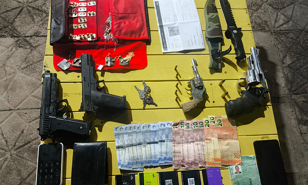 Polícia Militar prende trio armado após perseguição e confronto em Sinop