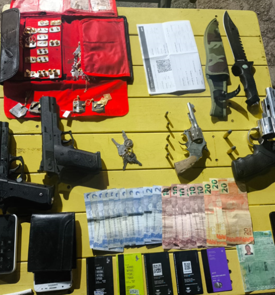 Polícia Militar prende trio armado após perseguição e confronto em Sinop