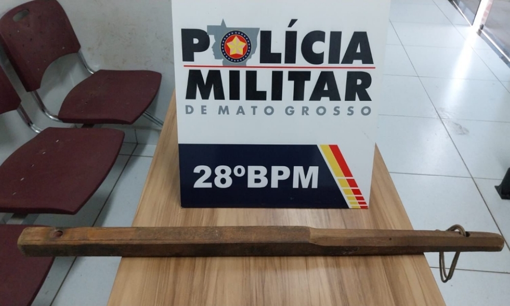 Em São Pedro da  Cipa, homem é agredido pelo irmão de 13 anos com porrete e está em estado grave