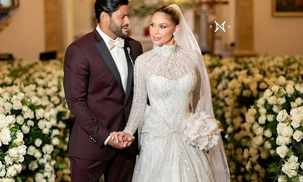 Polêmica em Casamento Religioso de Hulk e Camila Ângelo Gera Críticas na Internet