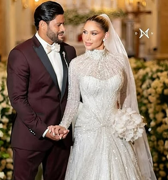 Polêmica em Casamento Religioso de Hulk e Camila Ângelo Gera Críticas na Internet