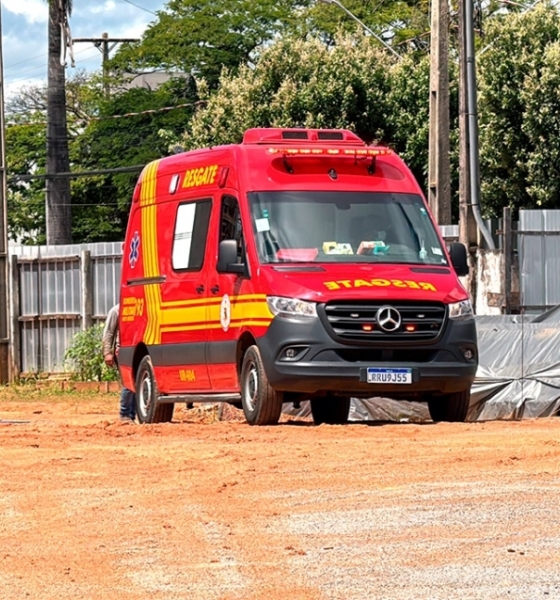 Trabalhador cai de 8 metros de altura em construção em Mato Grosso