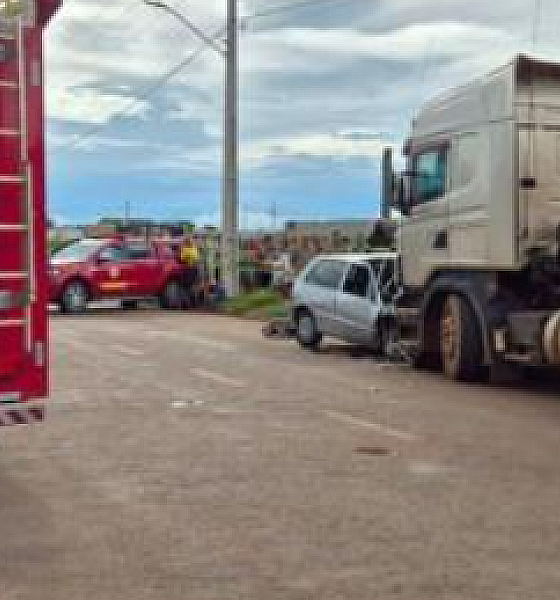 Homem morre após colisão frontal com caminhão estacionado em Sinop