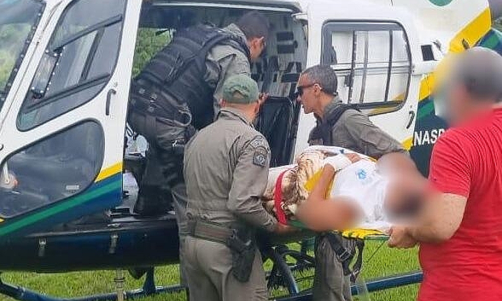 Ciopaer realiza transferência de paciente de Salto do Céu para Cáceres