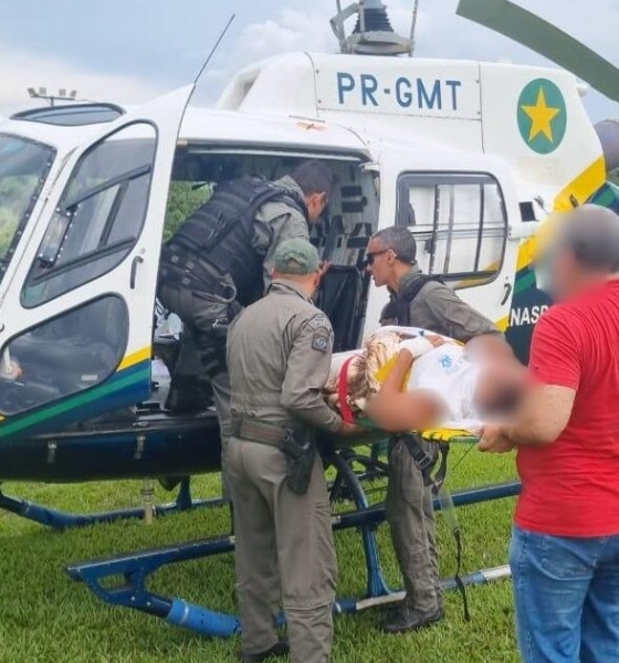 Ciopaer realiza transferência de paciente de Salto do Céu para Cáceres