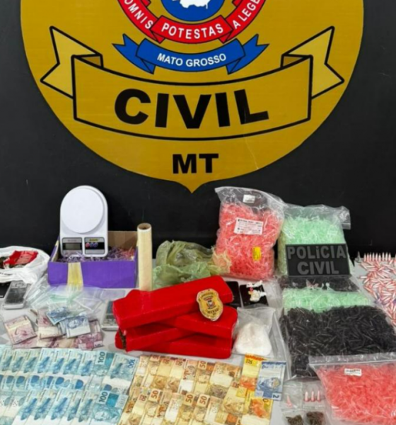 Polícia Civil prende três pessoas por tráfico de drogas em Tangará da Serra