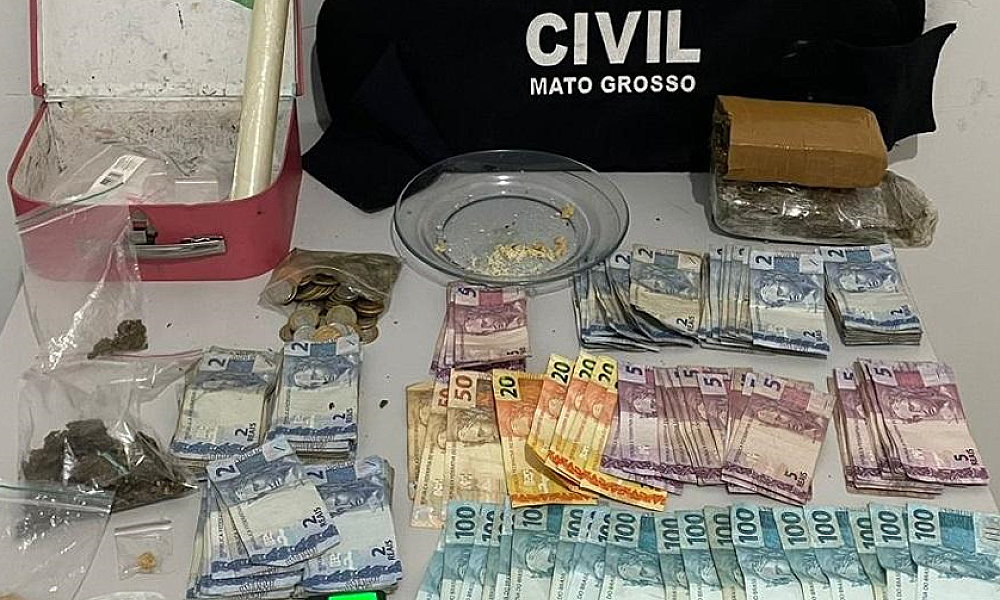 Operação policial contra o tráfico resulta em prisões e apreensões em Campinápolis