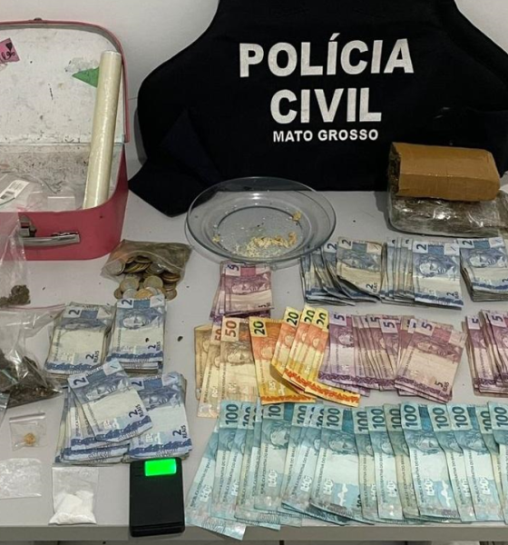 Operação policial contra o tráfico resulta em prisões e apreensões em Campinápolis