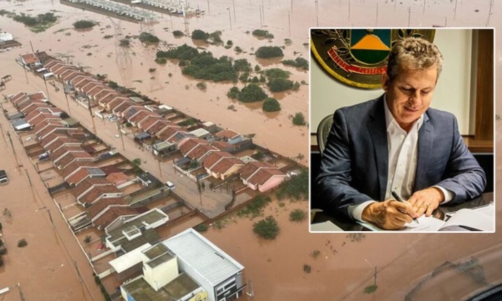 Governador de MT propõe repassar R$ 50 milhões para ajudar famílias no Rio Grande do Sul