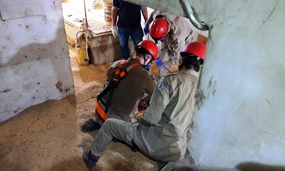 Homem morre após cair em secador de grãos durante trabalho em propriedade rural