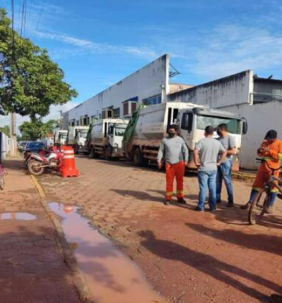 Funcionários terceirizados da Prefeitura de Cuiabá paralisam atividades por atraso salarial