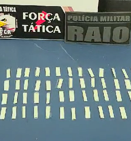 Homem com mandado de prisão em aberto é preso com 59 porções de cocaína em Sinop