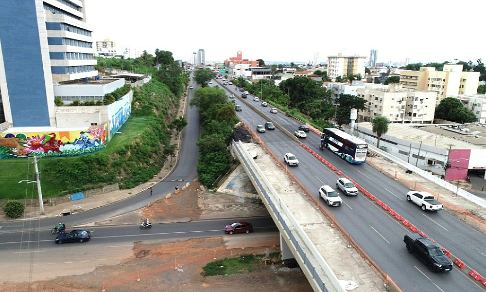Trechos das avenidas do CPA e Miguel Sutil serão interditados devido obras do viaduto a partir de segunda-feira (17)