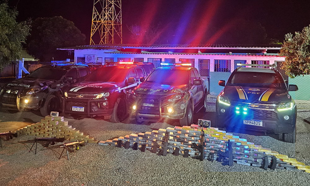 Gefron apreende 3 toneladas de drogas em janeiro e registra aumento de 114% nas apreensões