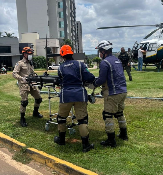Bombeiros e Ciopaer realizam resgate de trabalhador rural em estado grave em MT